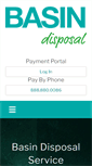 Mobile Screenshot of basindisposal.com